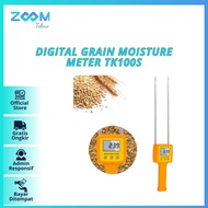 Digital Grain Moisture Meter TK100S Pengukur Kadar Air Untuk Biji/Bubuk Alat Ukur Kelembaban Beras(M
