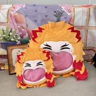 Demon Slayer/Kyojuro/Demon Slayer Kyojuro Yanzhu Merchandise Plush Backpack Shoulder Bag Two-Dimensi