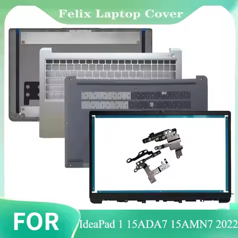 FOR IdeaPad 1 15ADA7 15AMN7 2022 New Laptop LCD Back Top Cover Front Bezel Hinges Palmrest Upper Bot