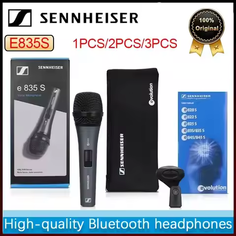 Sennheiser E835S Professional Original Microphone Wired Dynamic Heart-shaped Vocal Microphone Handhe