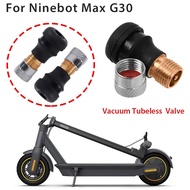 วาล์วไม่มีที่สิ้นสุดสูญญากาศสำหรับ Ninebot Max G30/เหมาะสำหรับ Xiaomi M365ยางรถสกู๊ตเตอร์วาล์วยางไม่มียาง Skuter Listrik วาล์วล้อแก๊ส