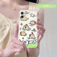 Case iPhone Duck Capybara Phone Casing hp Cocok untuk iPhone 11 13 X XS XR