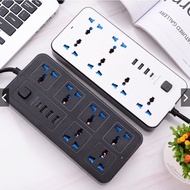 Electric sockets 6 Power Socket Extension wire USB Ports Power Strip wayar sambungan Adapter Socket 