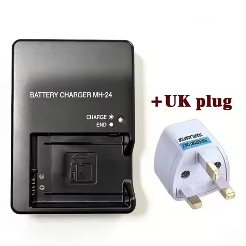 for Nikon MH-24 Charger – for EN-EL14/EN-EL14a – UK Plug Included