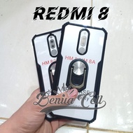 Kondom Redmi 8 Shockproof + Ring Xiaomi Redmi 8 Biasa Case HP
