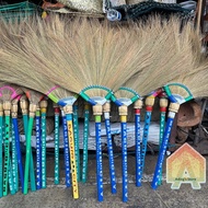 BAGUIO SOFT BROOM MATIBAY WALIS TAMBO SWEEPER PLASTIC COATED WOODEN HANDLE
