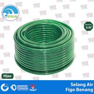 HIJAU Water Hose Figo Hose Green Thread Hose Anti Moss 5/s 8" 5m - 20m Home Hose Garden Hose Irrigat