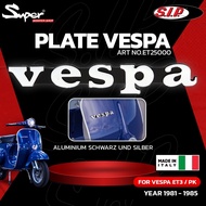 PLATE VESPA FOR ET3/PK ART NO:ET25000