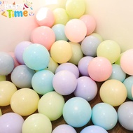 Happy time 20pcs/50pcs/100pcs Macarons Balloons Set Party Needs Baby Show Latex Colorful Ballons Pas
