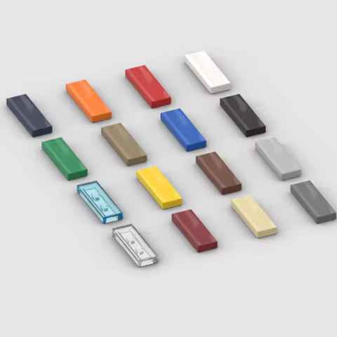 *Flat Tile 1x3 * SS059 50pcs DIY enlighten block brick part No. 63864 , Compatible With Other Assemb