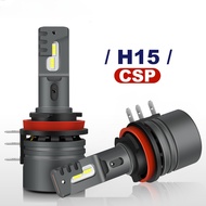 2pcs H15 Led Bulb Canbus Error Free Car Headlight 50W 12000LM Super Bright CSP Chips Conversion Driv