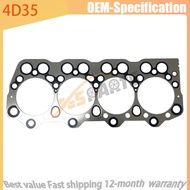 4D35 4D35T Engine Cylinder Head Gasket For KATO Excavators Mitsubishi Canter FE FG(Metal)