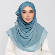 BOKITTA Blues-Printed Crinkled Chiffon (Degrade)