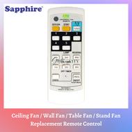 [𝟐𝟎𝟐𝟑 𝐔𝐏𝐃𝐀𝐓𝐄𝐃 | 𝗥𝗲𝗮𝗱𝘆 𝗦𝘁𝗼𝗰𝗸] Universal Ceiling / Table / Stand / Fan Replacement Remote Control For 