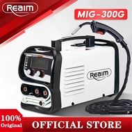 REAIM MIG Welding Machine Set Portable Inverter IGBT Gasless Welder MIG&MMA&TIG 3IN1 MIG300G/400/999