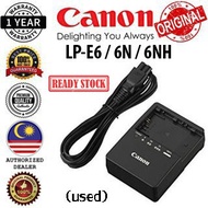 Canon LC-E6E LC-E6/6N/6NH  Charger for LP-E6 EOS 5D Mark III 60Da 70D(Used)