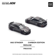 Pop Race PopRace Porsche 992 Stinger Carbon EditionGTR - Redline | Diecast 1:64