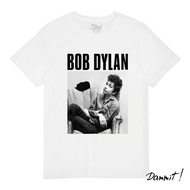 BOB DYLAN T-SHIRT - PREMIUM BAND T-SHIRT - WHITE - S, M, L, XL, XXL.