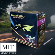 RR YT12-JS (12V 12AH) แบตเตอรี่สำหรับรถจักรยานยนต์ VSTROM 650