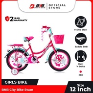 Bnb Sepeda Anak Perempuan City Bike Mini Swan Size 12 Selisyatoko