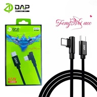 Data Cable DAP D-L04T TYPE-C To TYPE-C Charger Cable D-L04T Charger Cable USB-C To USB-C Cable