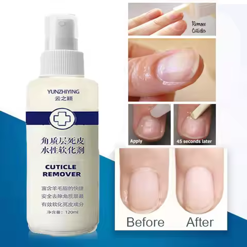 120ml Foot Cuticle Spray Remove Dead Foot Exfoliator Softener Remove Dead Skin and Calluses Foot Mas