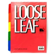 Color Index Binder File A5 - 20 Holes