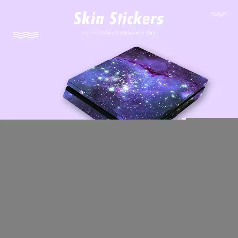 Skin Sticker for PS4 Slim Decal for Sony Playstation 4 Slim Console Controller