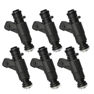 Set Of 6 Fuel Injectors A1120780049 0280155742 For Mercedes Benz CLK320 E320 C280 ML320 3.2L 2.8L V6