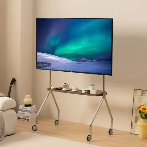 Removable TV Rack 40-80 Inch Universal Floor Bracket with Wheel Multifunctional Household Mobile TV 