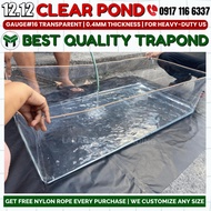 4x8x1ft WITH DRAINAGE AZOLLA POND TRANSPARENT CLEAR TRAPOND FISH POND FISH TANK 1ft height LONA