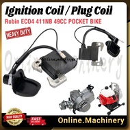 Ignition Coil For Pocket Bike 49cc Victa V25 V30 Mini Bike Robin NB411 CG411 BG411 EC04 Grass Trimme