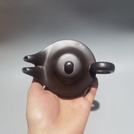 Authentic Yixing famous purple clay pot pure handmade original mineral purple clay double mouth pot