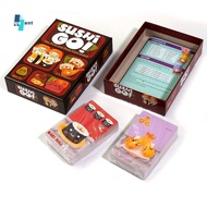 QUANTUMSKY Sushi Go Pick And Pass Card, Family Casual Party Family Get-together Sushi Go Card Game, 