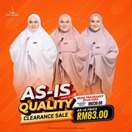 [AS-IS QUALITY] [Plus Size] NUHA TRAVELEASY by Telekung Hiqmah Telekung Travel Premium Cotton Micro 