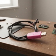 USB to TTL Converter Cable CP2102 TTL Download Cable USB Serial Converter 4-Wire Lead for Firmware F