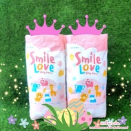 Smile love(สมายเลิฟ) พร้อมส่ง1 แพ็ค S M L XL 2XL 3XL 40ชิ้น/แพ็ค แพมเพิสเด็กคนละลาย ซื้อ2 แพ็ค รับ