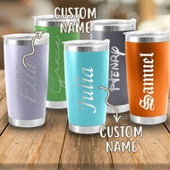 1PC Personalized 20 Oz Tumbler, Custom Name Travel Mug, Laser Engraved Tumbler, Stainless Steel Wate
