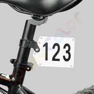 PCB【自行車 號碼牌 】含牌子 數字貼紙 號碼牌 支架 車卡夾 號碼夾 破風管 圓管 水滴管 座管牌【BTK-001】