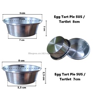 Egg Tart Pie SUS Cake Mold | Portuguese Tartlet | Mini Savoury Tart
