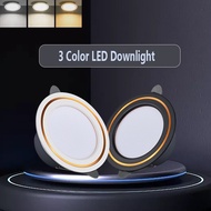 Recessed Downlight Tri-Color Ceiling Lights Panel Light Pin Light LED Downlight
