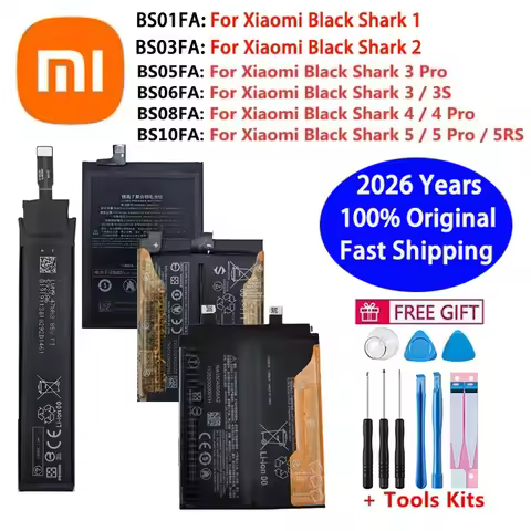 BS06FA BS03FA BS05FA Battery For Xiaomi Black Shark BlackShark BS08FA BS10FA 1 2 3S 3 4 5 Pro 3Pro 4