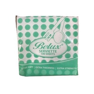 Belux Napkin Paper Serviette Tissue | Dinner Napkin | Serviette Napkin 100sheets | Pack