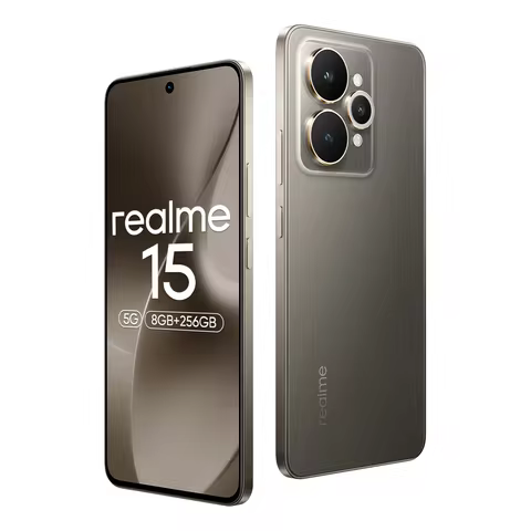 realme 15 5G Smartphone Dimensity 7300+ 5G Processor 6.77"144Hz AMOLED Display NFC