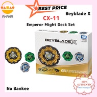 BEYBLADE X CX-11 Emperor Might Deck Set