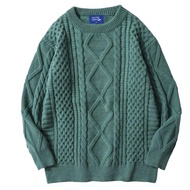 Aelfric Eden Women Sweater Vintage Cable Knit Sweater Casual Oversized Sweater Pullover