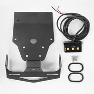 ที่ยึดไฟท้าย Dudukan Plat มอเตอร์ไซค์ Allotmark ตัวกำจัดบังโคลนรถเรียบร้อยสำหรับฮอนด้า ADV160 ADV-16