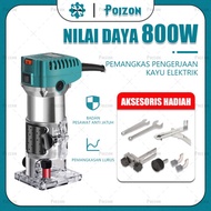 POIZON MESIN GERGAJI KAYU MINI PEMOTONG ROUTER TRIMMER PROFIL WOOD