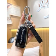 TPU Car Key Cover Case Shell Protective Bag For Mercedes Benz A E G GLS Class W177 W205 W213 W222 G6