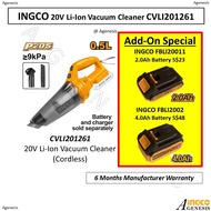 INGCO 20V Li-Ion Vacuum Cleaner CVLI201261